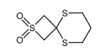 3-Thietanone 1,1-dioxide trimethylene dithioketal Structure