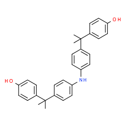 4,4'-[iminobis[4,1-phenylene(1-methylethylidene)]]bisphenol结构式