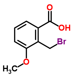2-(Bromomethyl)-3-methoxybenzoic acid Structure