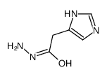 1H-Imidazole-4-acetic acid,hydrazide (9CI) Structure