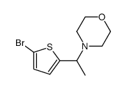 4-[1-(5-bromo-thiophen-2-yl)-ethyl]-morpholine Structure