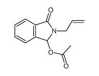 2-allyl-3-oxoisoindolin-1-yl acetate Structure