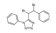 5-(1,2-Dibromo-2-phenylethyl)-1-phenyl-1H-tetraazole structure