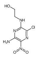 2-[(6-amino-3-chloro-5-nitropyrazin-2-yl)amino]ethanol Structure
