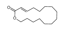 E-Pentadec-2-ene-15-olide Structure