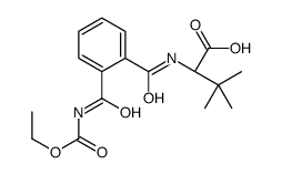 (2S)-2-[[2-(ethoxycarbonylcarbamoyl)benzoyl]amino]-3,3-dimethylbutanoic acid Structure