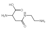 2-amino-4-(2-aminoethylamino)-4-oxobutanoic acid Structure