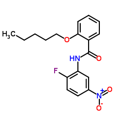 N-(2-Fluoro-5-nitrophenyl)-2-(pentyloxy)benzamide Structure