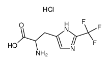 2-(Trifluoromethyl)-L-histidine hydrochloride结构式