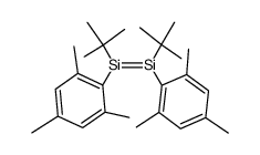 Z-1,2-di-t-butyldimesityldisilene Structure