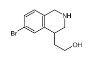 2-(6-bromo-1,2,3,4-tetrahydroisoquinolin-4-yl)ethanol Structure