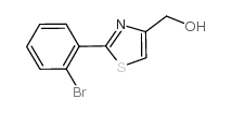 [2-(2-bromo-phenyl)-thiazol-4-yl]-methanol Structure