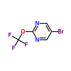 5-Bromo-2-(trifluoromethoxy)pyrimidine Structure