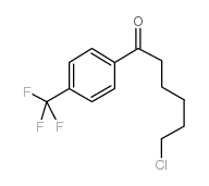 6-CHLORO-1-OXO-1-(4-TRIFLUOROMETHYLPHENYL)HEXANE structure