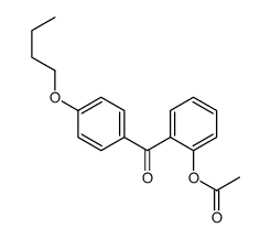 2-ACETOXY-4'-BUTOXYBENZOPHENONE结构式