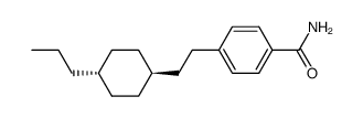 4-[2-(4-Propyl-cyclohexyl)-ethyl]-benzamide结构式