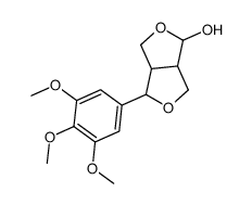 3-(3,4,5-trimethoxyphenyl)-1,3,3a,4,6,6a-hexahydrofuro[3,4-c]furan-6-ol结构式