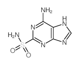 9H-Purine-2-sulfonamide,6-amino- structure