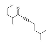 4,10-dimethylundec-6-yn-5-one Structure