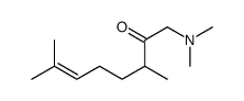 1-(dimethylamino)-3,7-dimethyloct-6-en-2-one结构式