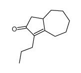 3-propyl-4,5,6,7,8,8a-hexahydro-1H-azulen-2-one Structure