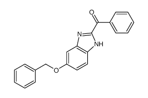 phenyl-(6-phenylmethoxy-1H-benzimidazol-2-yl)methanone结构式