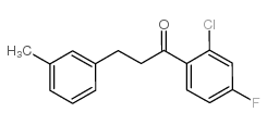 2'-CHLORO-4'-FLUORO-3-(3-METHYLPHENYL)PROPIOPHENONE picture