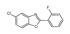 5-chloro-2-(2-fluorophenyl)benzo[d]oxazole Structure