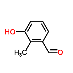 2-甲基-3-羟基苯甲醛结构式