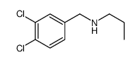 N-[(3,4-dichlorophenyl)methyl]propan-1-amine Structure