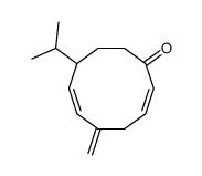 5-methylidene-8-propan-2-ylcyclodeca-2,6-dien-1-one结构式