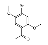 1-(4-溴-2,5-二甲氧基苯基)乙酮结构式