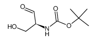 N-tert.-butyloxycarbonyl-L-serinal Structure