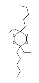 3,6-diethyl-3,6-dipentyl-1,2,4,5-tetraoxane Structure