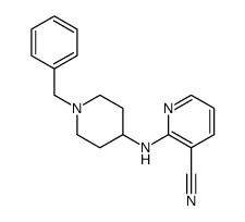 2-[(1-benzylpiperidin-4-yl)amino]pyridine-3-carbonitrile Structure