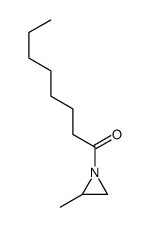 1-(2-methylaziridin-1-yl)octan-1-one结构式
