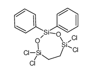 4,4,7,7-tetrachloro-2,2-diphenyl-1,3,2,4,7-dioxatrisilepane Structure