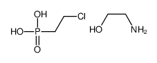 2-aminoethanol,2-chloroethylphosphonic acid Structure