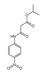 propan-2-yl 3-(4-nitroanilino)-3-oxopropanoate Structure