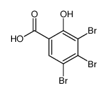 3,4,5-tribromo-2-hydroxybenzoic acid Structure