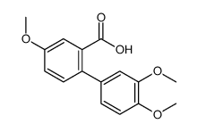 2-(3,4-dimethoxyphenyl)-5-methoxybenzoic acid结构式