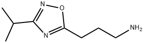 3-[3-(丙-2-基)-1,2,4-二唑-5-基]丙-1-胺结构式