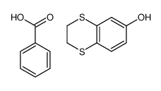 benzoic acid,2,3-dihydro-1,4-benzodithiin-6-ol结构式