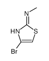 4-溴-N-甲基-1,3-噻唑-2-胺结构式