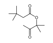 (2-methyl-3-oxobutan-2-yl) 3,3-dimethylbutanoate结构式