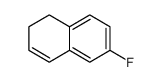 Naphthalene, 6-fluoro-1,2-dihydro Structure