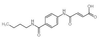 (E)-4-{4-[(Butylamino)carbonyl]anilino}-4-oxo-2-butenoic acid结构式