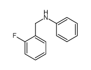 N-(2-Fluorobenzyl)aniline结构式