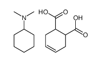 cyclohex-4-ene-1,2-dicarboxylic acid, compound with N,N-dimethylcyclohexylamine结构式