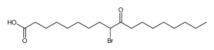 9-bromo-10-oxo-octadecanoic acid Structure